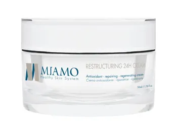 MIAMO LONGEVITY PLUS RESTRUCTURING 24H CREAM 50 ML CREMA ANTIOSSIDANTE RIPARATRICE RIGENERANTE