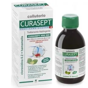 Curasept Collutorio Astringente 0,20 Ads 200 Ml + Dentifricio 6 Ml Cm