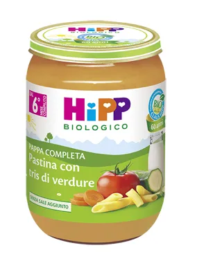 HIPP BIO HIPP BIO PAPPA PRONTA PAST TRIS DI VERDURE 190 G