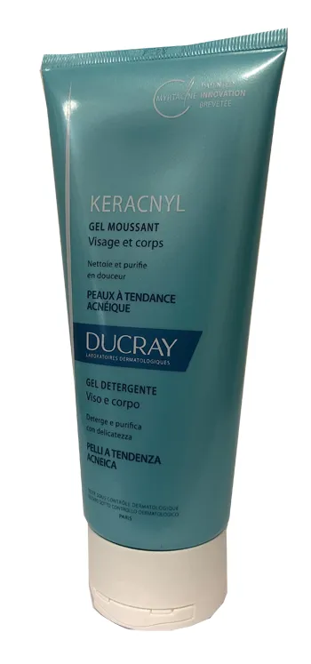 Keracnyl Gel Moussant Viso Corpo 200 Ml