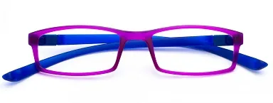 Occhiale Da Lettura Premontato Twins Platinum Multicolor Violet/blu +1,00