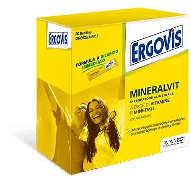 Ergovis Mineralvit 20 Buste Orosolubili 30 G