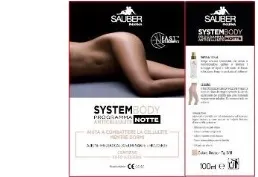 SYSTEM BODY PROGRAMMA ANTICELLULITE NOTTE COMPLETO S/M NEUTRO