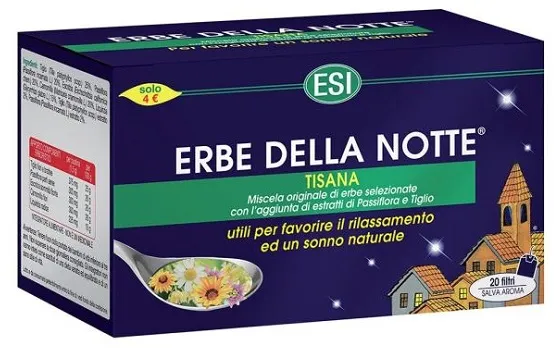 Esi Erbe Della Notte Tisana 20 Filtri Astuccio 40 G