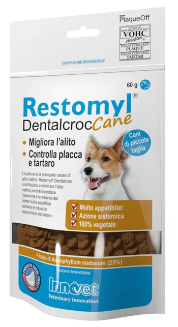 Restomyl Dentalcroc Cani Piccola Taglia Busta 60 G