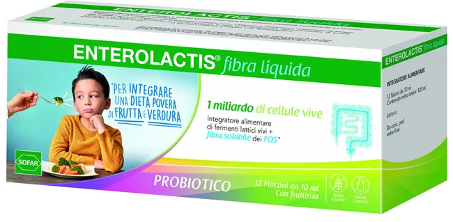 Enterolactis Fibra Liquida 12 Flaconcini Da 10ml