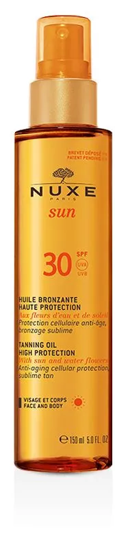 NUXE SUN HUILE BRONZANTE SPF 30 150 ML