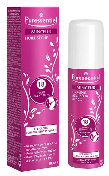 Puressentiel Snellente Olio Secco Anticellulite Ai 18 Oli Essenziali 100 Ml