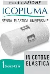 BENDA ELASTICA ICOPIUMA UNIVERSALE CM 5 X 4,5 MT 1 PEZZO