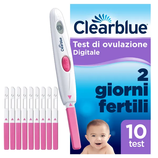 TEST OVULAZIONE CLEARBLUE OVULATION DIGITAL 10 STICK