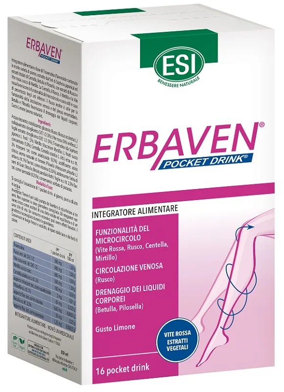 Esi Erbaven 16 Pocket Drink 320 Ml