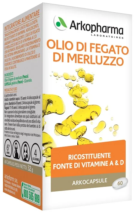 Arko Capsule Olio Feg Merluz 60prl