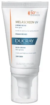 Ducray Melascreen Uv 50+ Crema Viso Ricca Macchie Brune 40ml