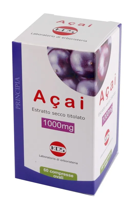 ACAI ESTRATTO SECCO 1000 MG 60 COMPRESSE OVALI