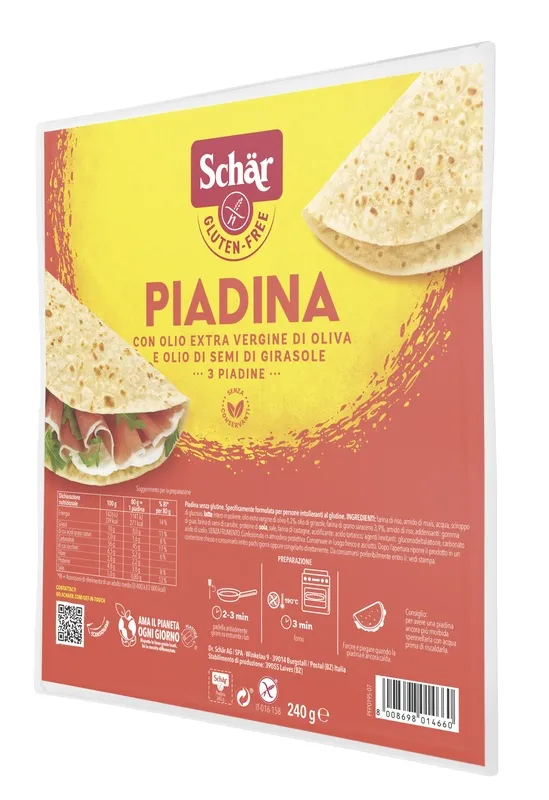 SCHAR PIADINA SENZA GLUTINE 240 G