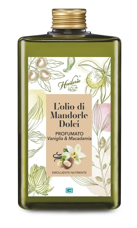 HUILERIE OLIO MANDORLE DOLCI VANIGLIA/MACADAMIA 300 ML