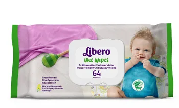 Libero Wet Wipes Salviettine Monouso Detergenti E Idratanti 64 Pezzi Articolo 4360