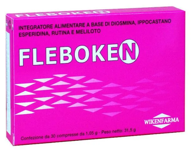 Fleboken 30 Compresse