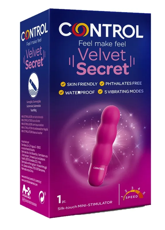 PROFILATTICO CONTROL VELVET SECRET CON PILA