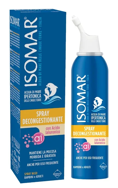 Isomar Spray Decongestionante Acido Ialuronico 100 Ml