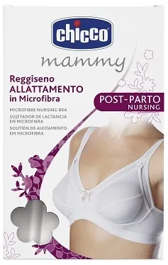 CHICCO MAMMY REGGISENO MICROFIBRA ALLATTAMENTO BIANCO 4C