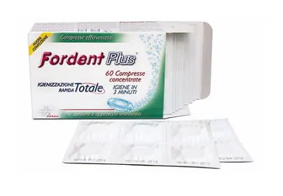 Fordent Plus 60 Compresse Concentrate Per Dentiere E Apparecchi Ortodontici