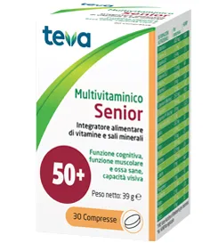 Multivitaminico Senior Teva 30 Compresse 39 G