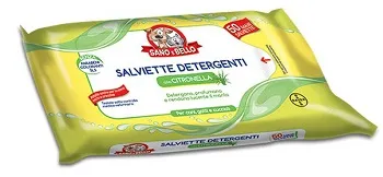 Sano E Bello Salviette Detergenti Citronella 50 Pezzi