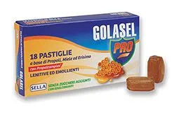 GOLASEL PRO PROPOLI/MIELE 18 PASTIGLIE