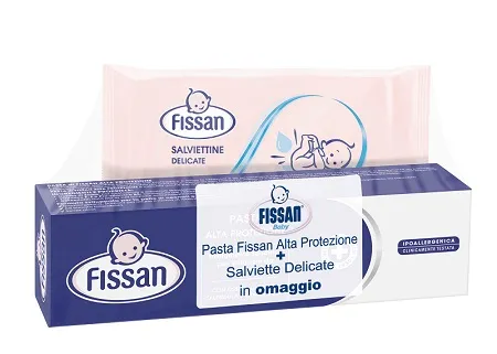 Fissan Special Pack Pasta Alta Protezione 100 Ml + 15 Salviette