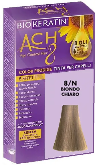 BIOKERATIN ACH8 COLOR PRODIGE 8/N BIONDO CHIARO