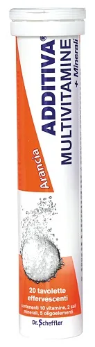 ADDITIVA MULTIVITAMINE+MINERALI ARANCIA ROSSA 20 COMPRESSE