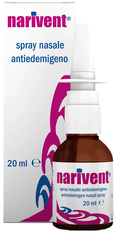 Spray Nasale Antiedemigeno Narivent Flacone 20 Ml