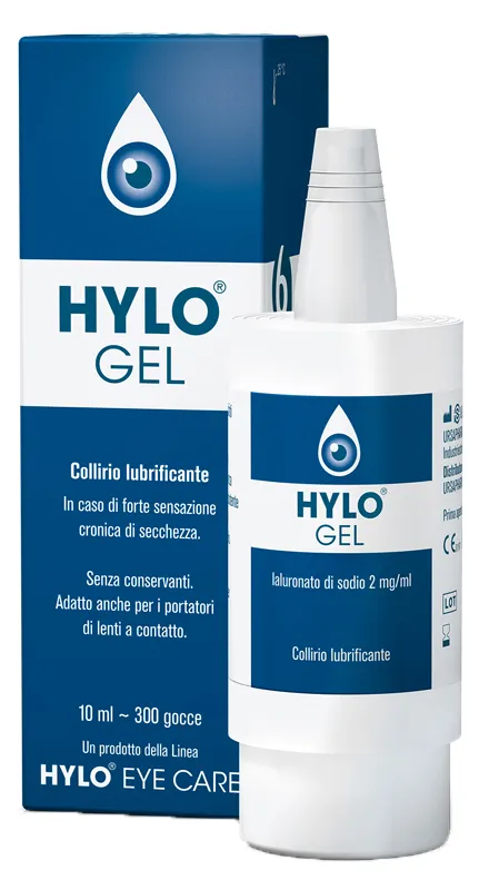 Hylo-gel Collirio Lubrificante Acido Ialuronico 0,2% 10 Ml