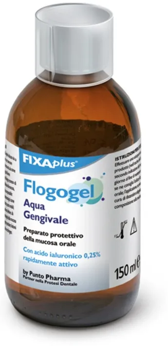 ACQUA GENGIVALE FLOGOGEL 150 ML ARTICOLO FIX205 DM CLASSE IIA