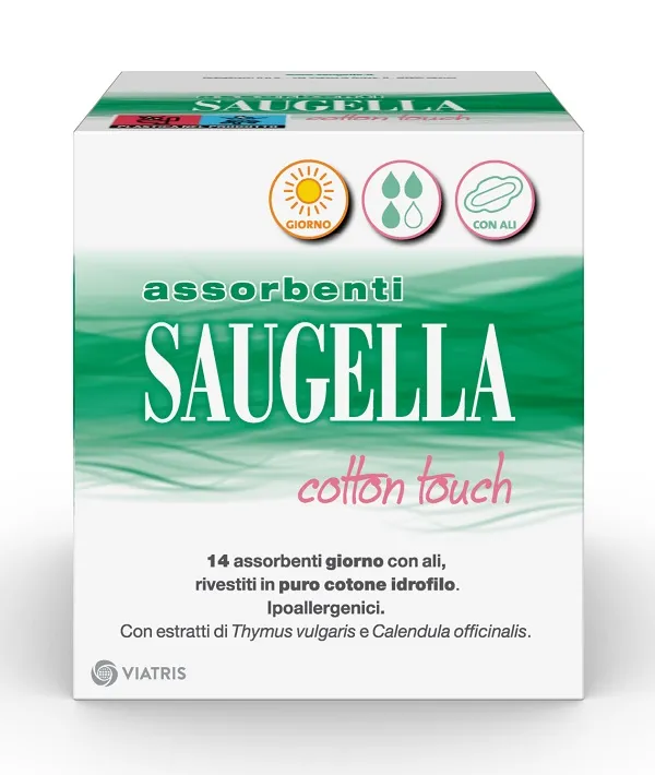 Saugella Cotton Touch Assorbenti Giorno 14 Pezzi