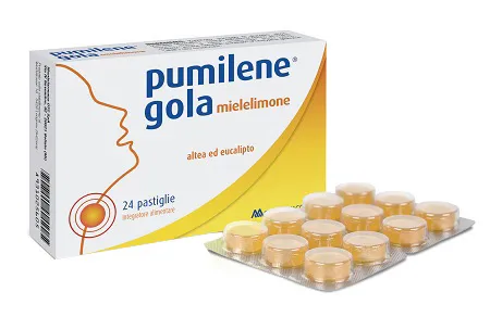 PUMILENE GOLA MIELE LIMONE 24 PASTIGLIE