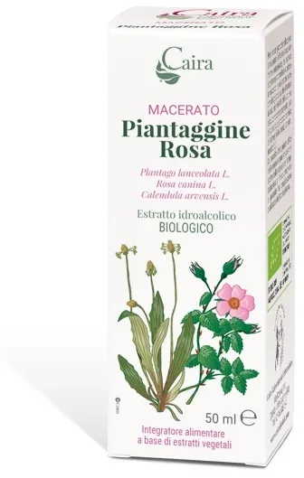 Caira Piantaggine Rosa Macerato Idroalcolico Gocce 50 Ml