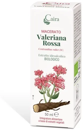 Caira Valeriana Rossa Macerato Idroalcolico Bio Gocce 50 Ml