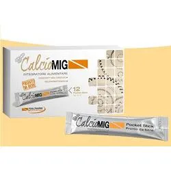 CALCIOMIG 12 BUSTINE STICK PACK 15 ML