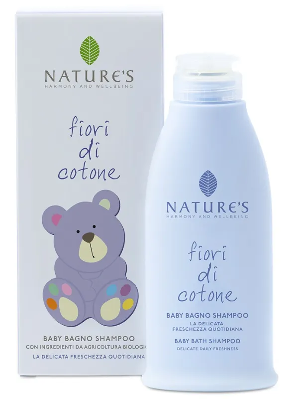 Natures Fiori Di Cotone Baby Bagno Shampoo