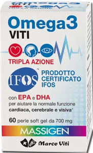 Omega3 Viti Tripla Azione 60 Perle