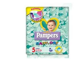 PAMPERS BABY DRY JUNIOR PACCO DOPPIO 46 PEZZI