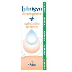 Uniderm Lubrigyn Cofanetto Detergente 200 Ml + 15 Salviettine Intime