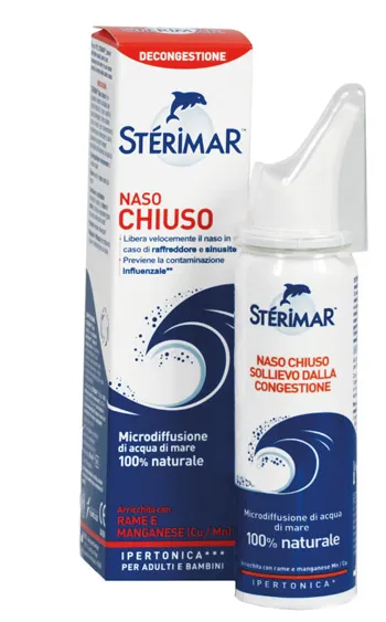 STERIMAR IPERTONICO CU/MC NASO CHIUSO SPRAY 50 ML