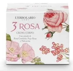 3 Rosa Crema Corpo 200 Ml