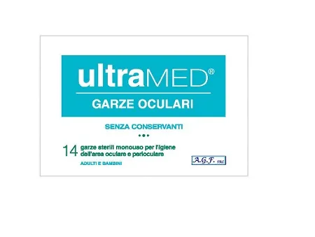 GARZA OCULARE ULTRAMED 14 PEZZI