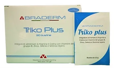 BRADERM TRIKO PLUS 30 BUSTINE