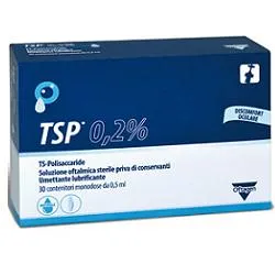 Tsp 0,2% Soluzione Oftalmica Umettante Lubrificante 30 Flaconcini Monodose 0,5 Ml