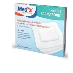 Meds Pore Medicazione Adesiva 5x7cm 5 Pezzi